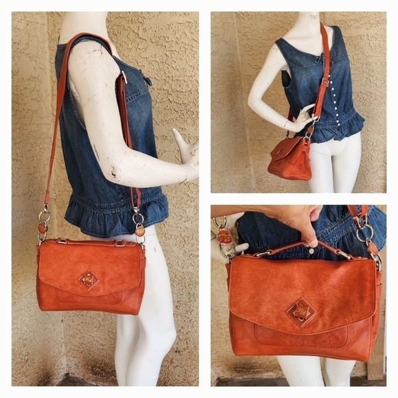 RARE TED BAKER LEATHER BAG - Picture 1 of 16